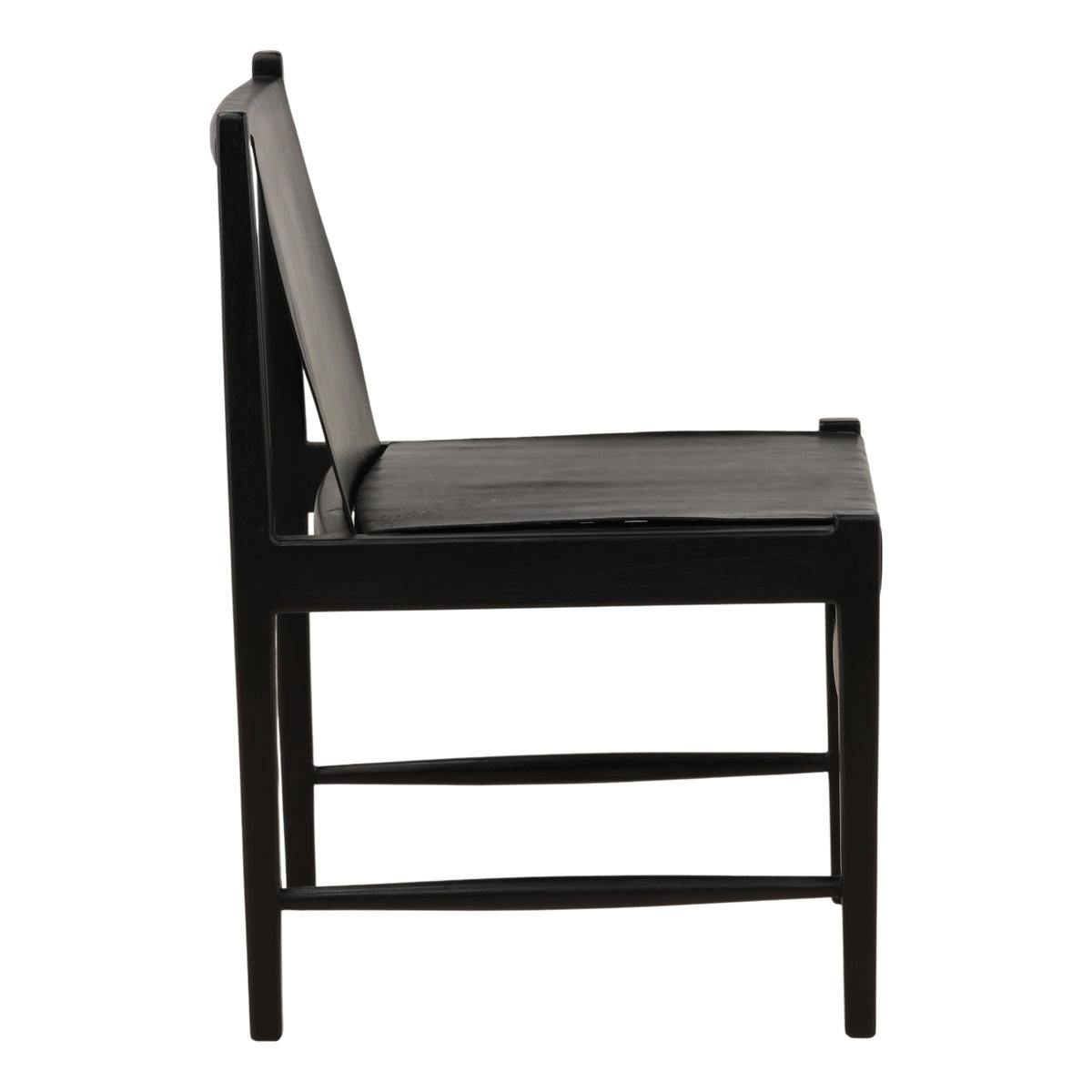 Celestine Dining Chair Black, by Dovetail, 20" width x 33.66" height x 24" depth View 3