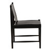 Celestine Dining Chair Black, by Dovetail, 20" width x 33.66" height x 24" depth thumbnail 3