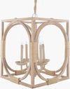 Braylee Chandelier, by Surya, 16" length x 16" width x 21" height thumbnail