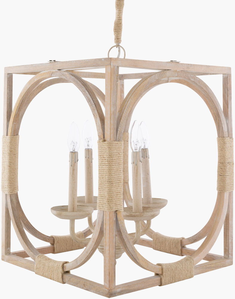 Braylee Chandelier, by Surya, 16" length x 16" width x 21" height