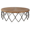 Chain Reaction Wooden Coffee Table, by Uttermost, 54" width x 17" height x 54" depth thumbnail 5