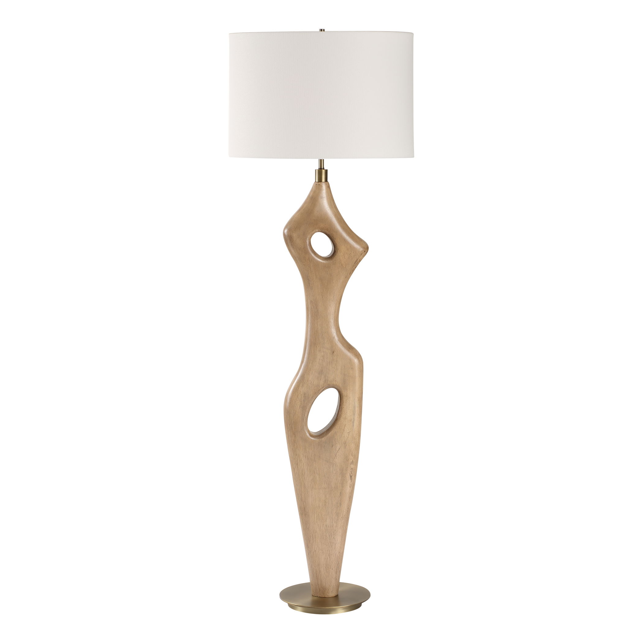 Almyra Solid Wood Floor Lamp large image 