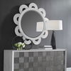 Clematis White Rattan Round Mirror thumbnail 3