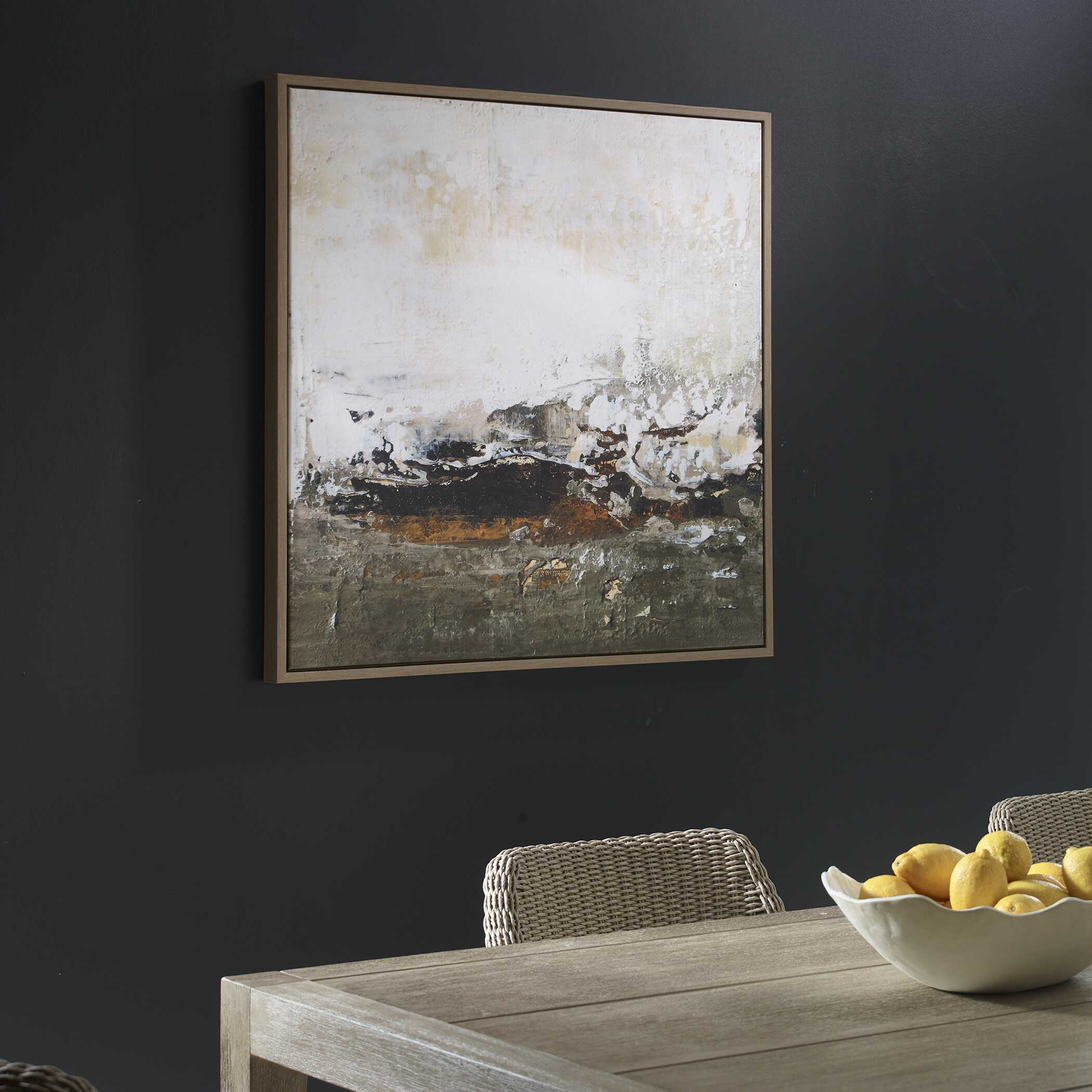 The Other Side Framed Abstract Art, Painting by Uttermost, 37.5" width x 37.5" height x 2" depth View 3