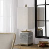 Covey Gray Glaze Buffet Lamp, by Uttermost, 10" width x 2'7.75" height x 10" depth thumbnail 2