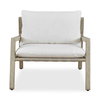Strapped Outdoor Lounge Chair, Outdoor Accent Chair by Uttermost, 2'10" width x 2'4.5" height x 3'4" depth thumbnail 1