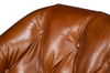 Coolidge Leather Swivel Chair Havana Brn thumbnail 3