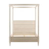 Marcellina Bed Queen Whitewash, by Dovetail, 64.5" width x 90" height x 87.3" depth thumbnail 2