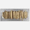 Lev Gold Metal Wall Decor, Art by Uttermost, 24" width x 55.25" height x 2.75" depth thumbnail 1