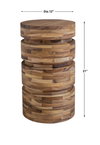 Boone Drink Table, Side & End Table by Uttermost, 12" width x 21" height x 12" depth thumbnail 3