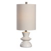 Stevens Bleached Wood Buffet Lamp, Table Lamp by Uttermost, 10" width x 23.5" height x 10" depth thumbnail 1