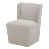 Cormac Rolling Dining Chair Warm Sand, by Moe's Home, 24" width x 33" height x 26" depth thumbnail 2