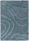 Hudson Shag Machine Woven Rug, by Surya, 9'0.27" length x 6'6.74" width thumbnail
