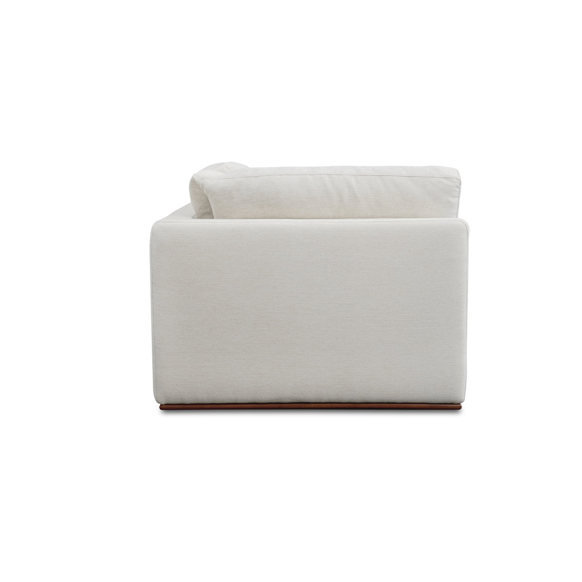 Rue Corner Chair Off White, Sectional Sofa by Moe's Home, 40.6" width x 23.6" height x 40.6" depth View 4