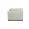 Rue Corner Chair Off White, Sectional Sofa by Moe's Home, 40.6" width x 23.6" height x 40.6" depth thumbnail 4