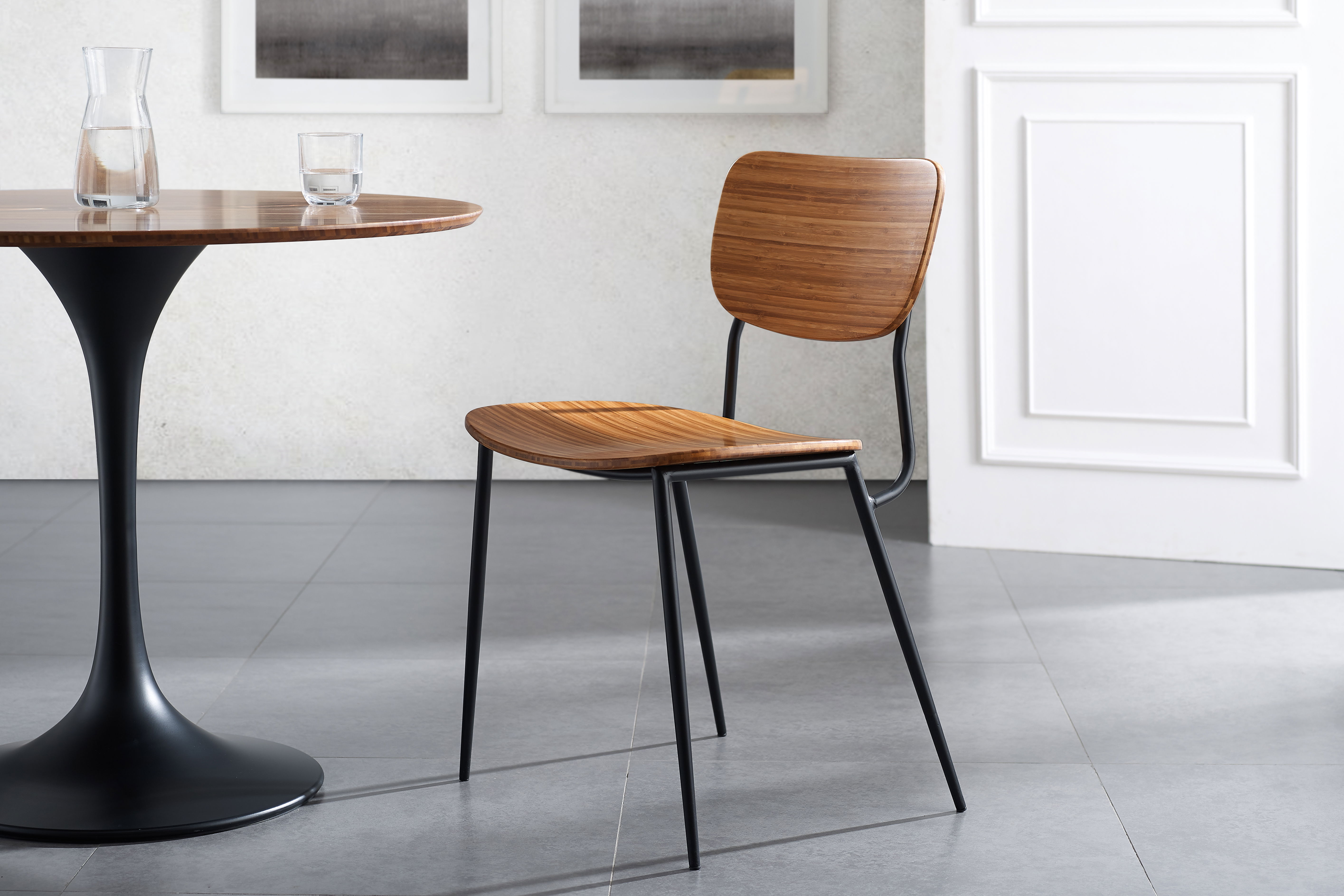 Soho Chair, Amber (Set of 2), Dining Chair by Greenington, 20" length x 19.25" width x 31.5" height View 11