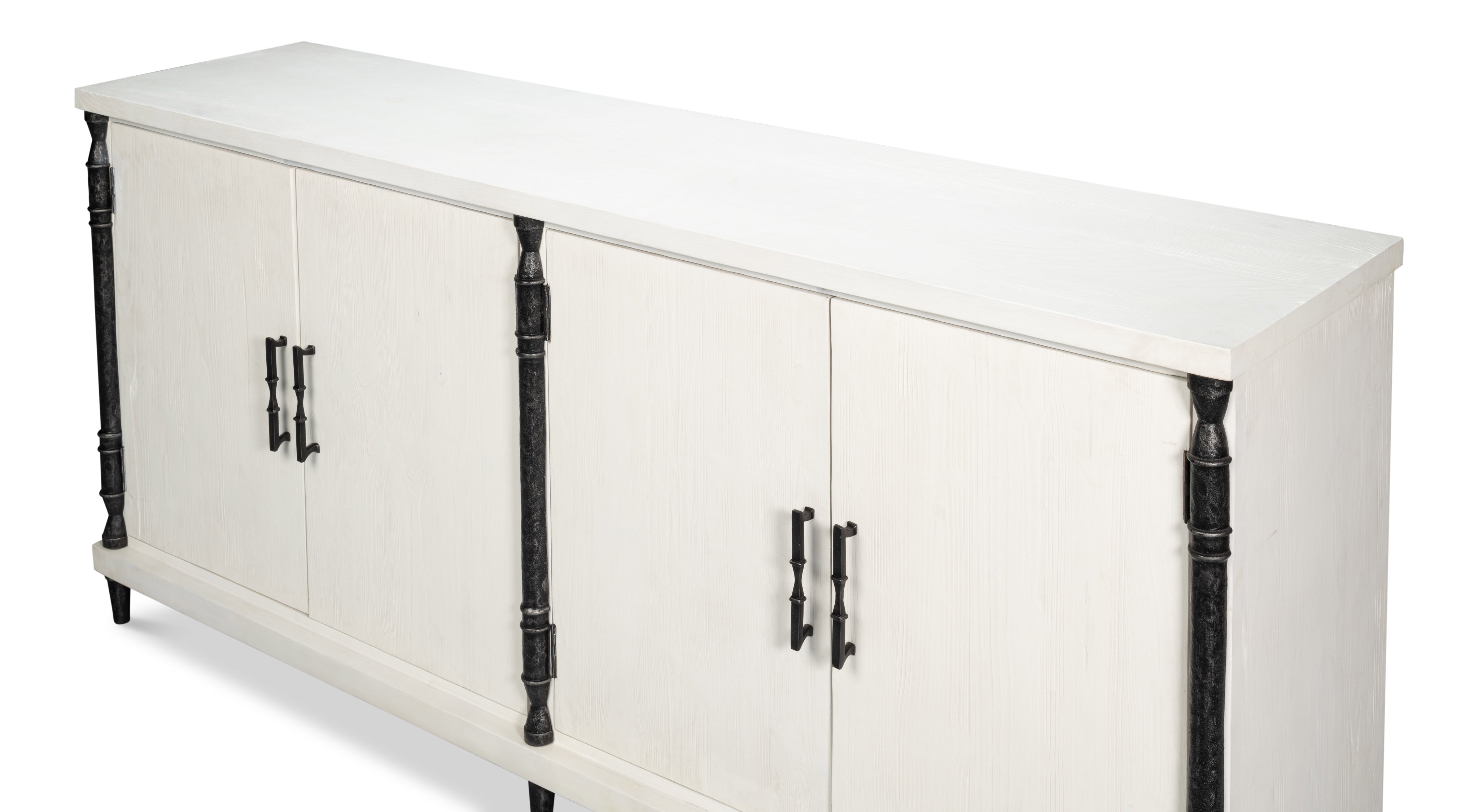 Elegance Credenza, Cabinets & Sideboard by Sarreid, 80" length x 19" width x 36" height View 10