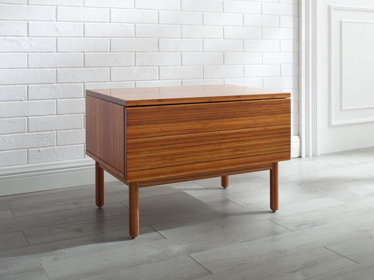 Ventura 1 Drawer Nightstand, by Greenington, 17" length x 24" width x 17.5" height View 8