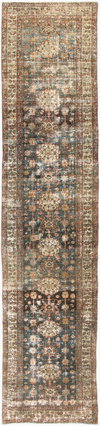 Antique One of a Kind Handmade Rug, by Surya, 15'2" length x 3'5" width thumbnail