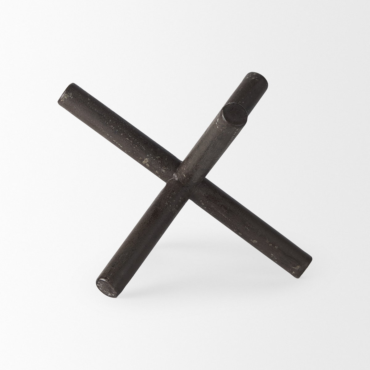 Astericks II (Medium) 8L x 7W Brown Metal Decor Object, Decorative Object by Mercana, 8.07" length x 7.28" width x 6.3" height View 4