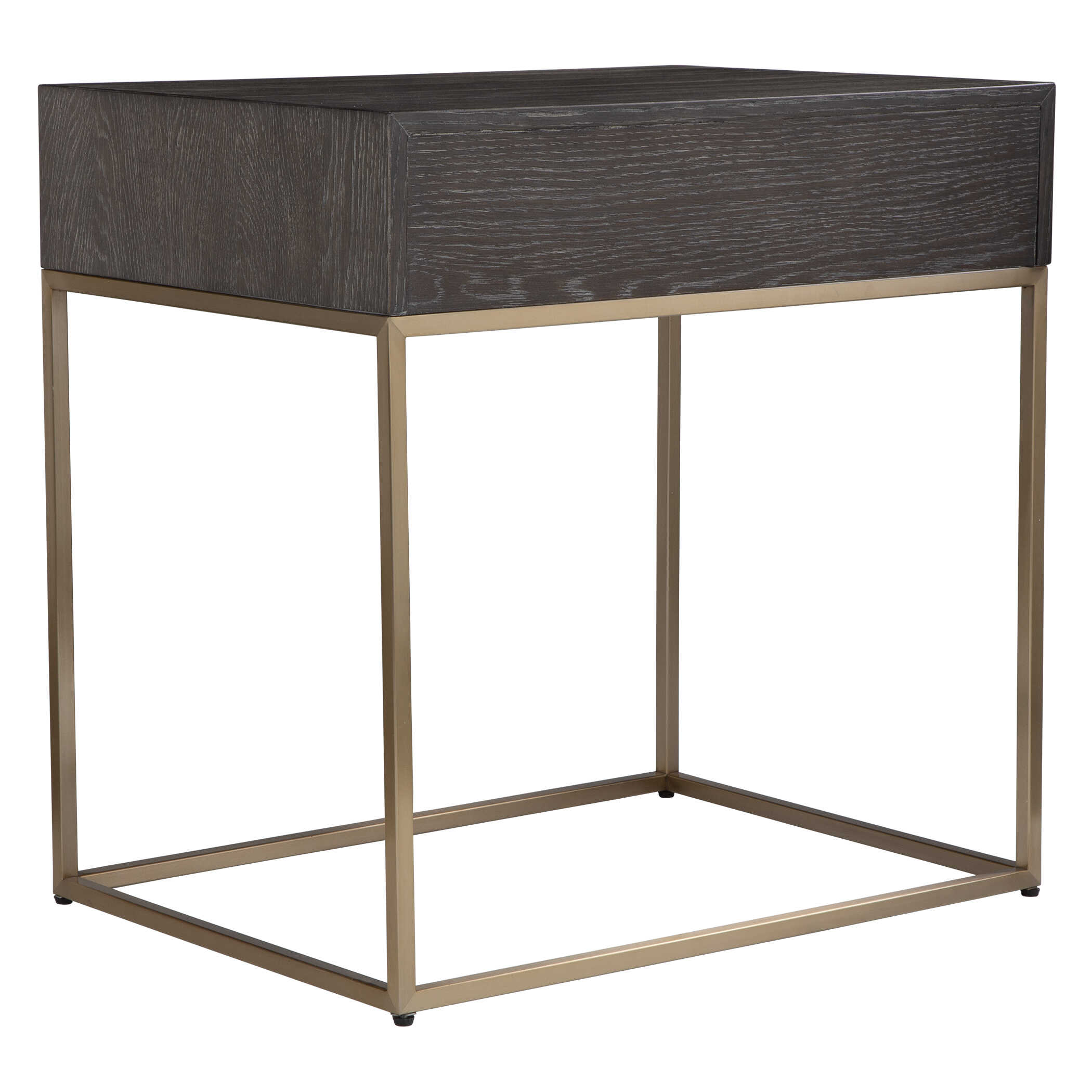 Armistead Walnut Side Table, Furniture by Uttermost, 25" width x 25" height x 18" depth View 5
