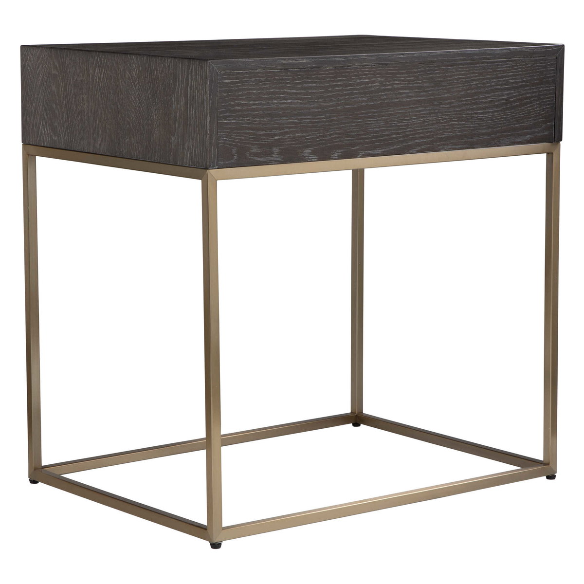 Armistead Walnut Side Table, Side & End Table by Uttermost, 25" width x 25" height x 18" depth View 5