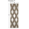 Tahira Geometric Argyle Pattern Wall Mirror thumbnail 2