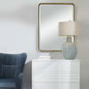 Crofton Gold Large Mirror, by Uttermost, 30" width x 40" height x 3" depth thumbnail 4