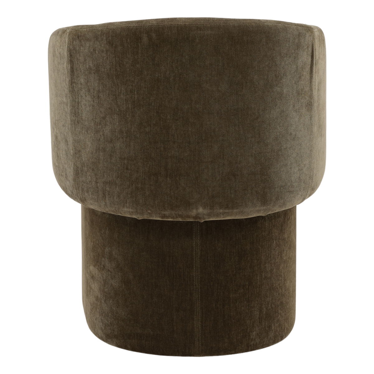 Ynes Dining Chair Olive, by Dovetail, 25.4" width x 30" height x 24.6" depth View 4