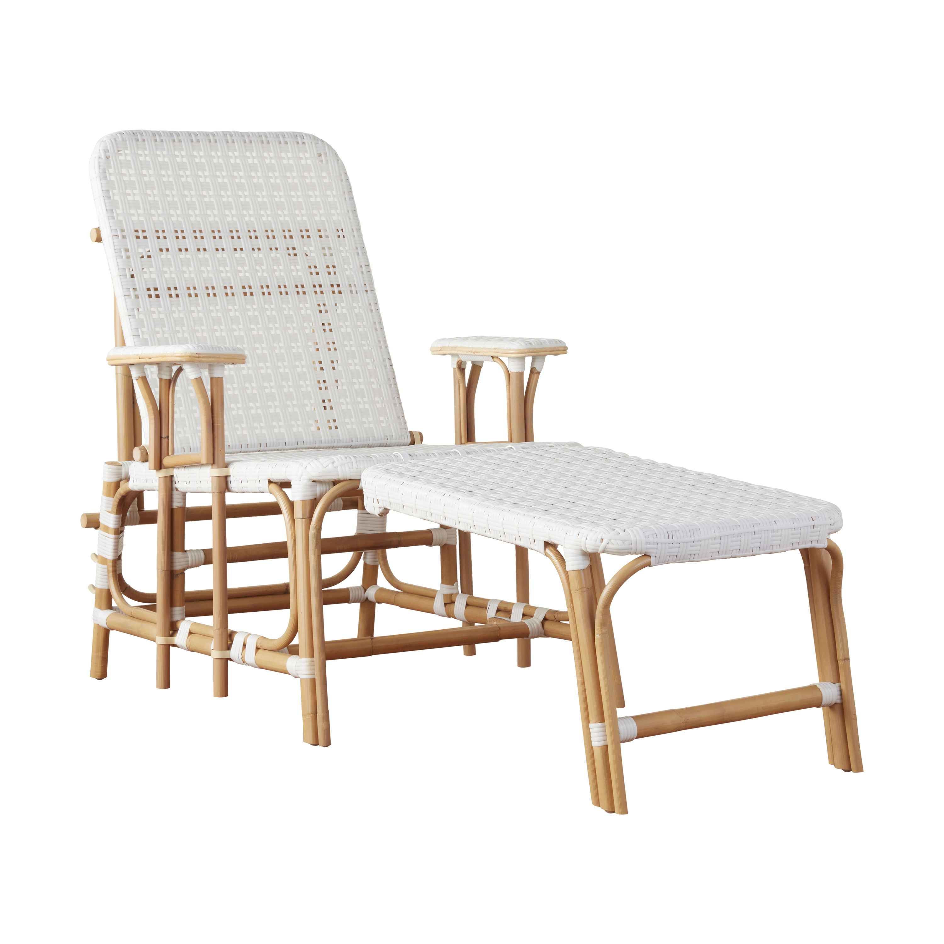 Flore Outdoor Chaise Lounge, Chaise Lounges & Daybed by Woven, 32" width x 39" height x 66" depth View 4