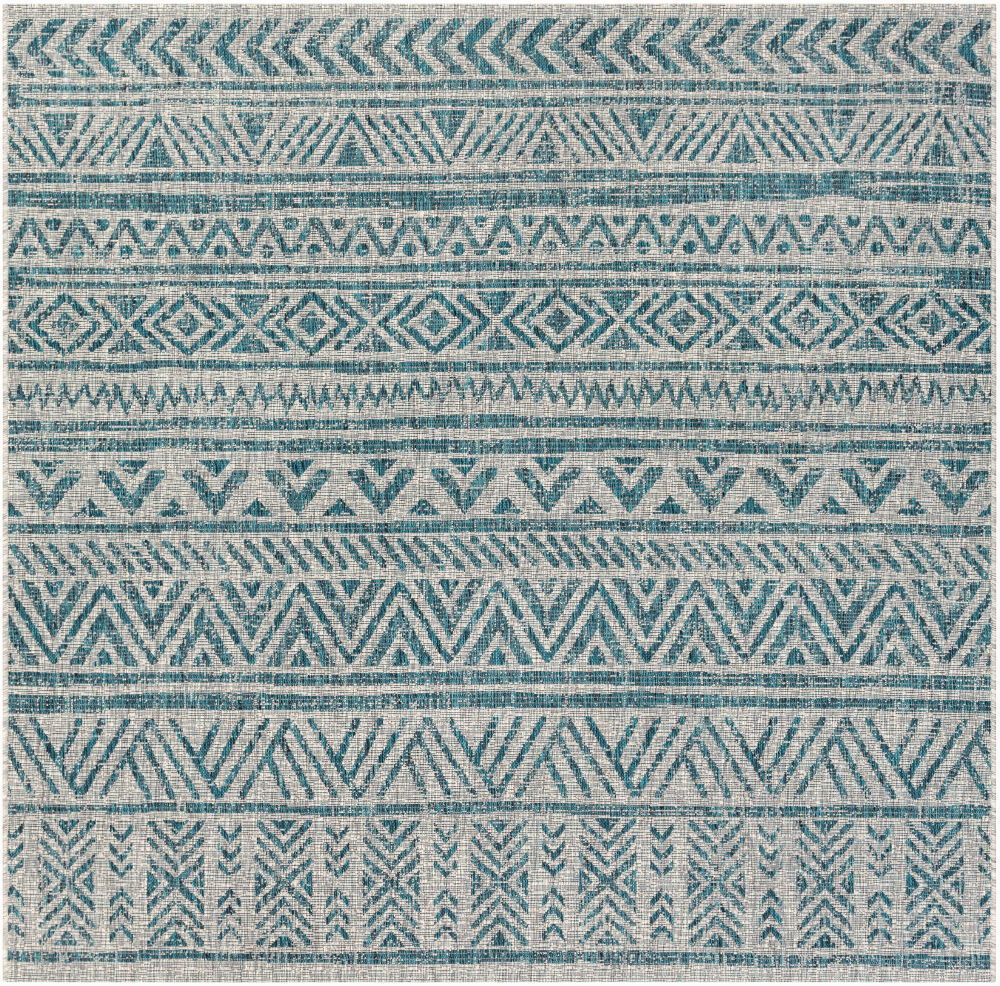 Eagean Machine Woven Rug, by Surya, 6'6.74" length x 6'6.74" width