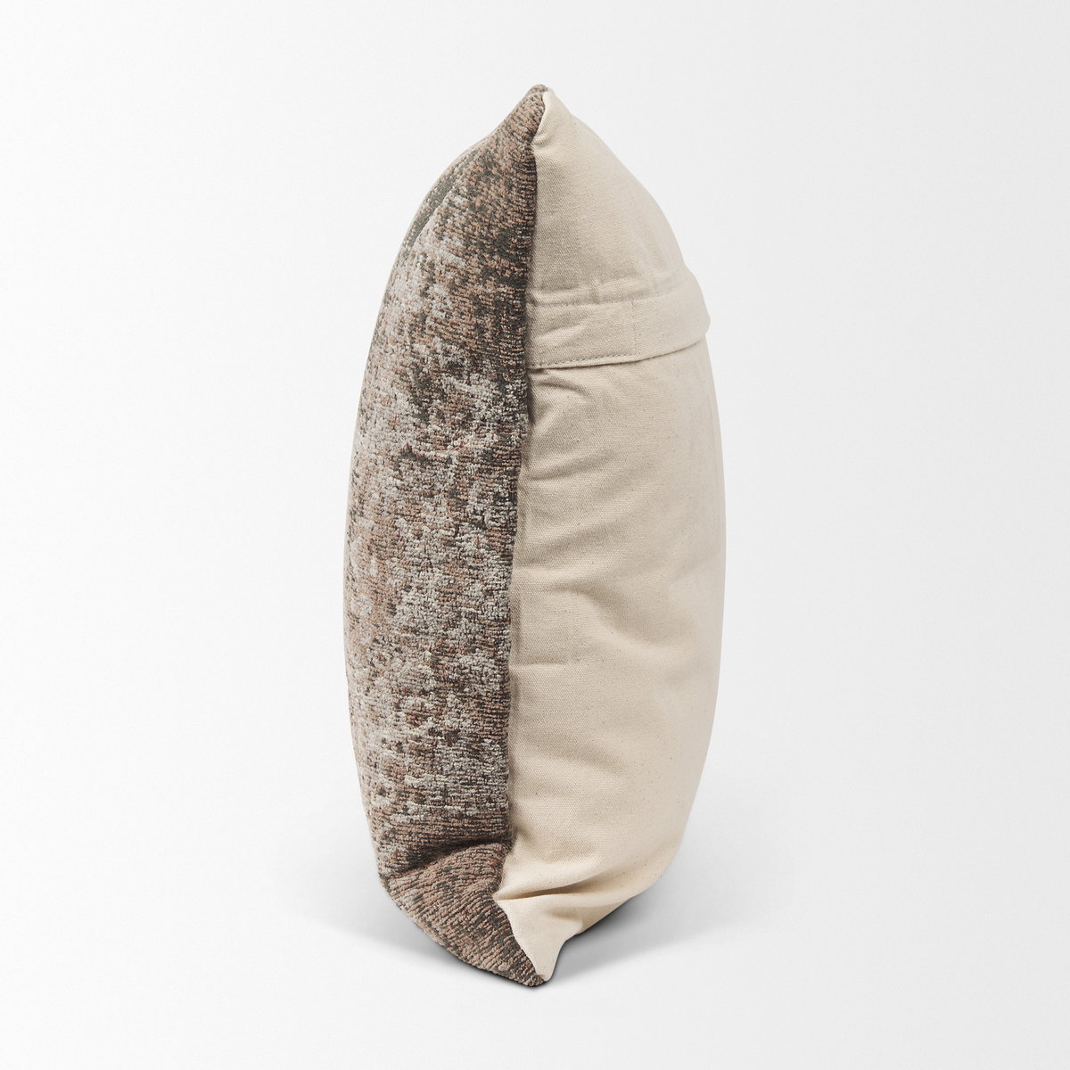 Khloe 20x20 Taupe Square Pillow Cover, Decorative Pillow by Mercana, 20" length x 0.5" width x 20" height View 4