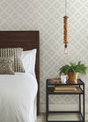 Diamond Sketch Eggshell Wallpaper, by York Wall, 33' length x 1'8.5" width x 0.02" depth thumbnail 2