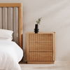 Povera 3 Drawer Nightstand Natural Oak thumbnail 8