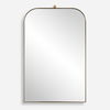 Cassidy Brass Arch Mirror, by Uttermost, 21" width x 33" height x 1" depth thumbnail 1