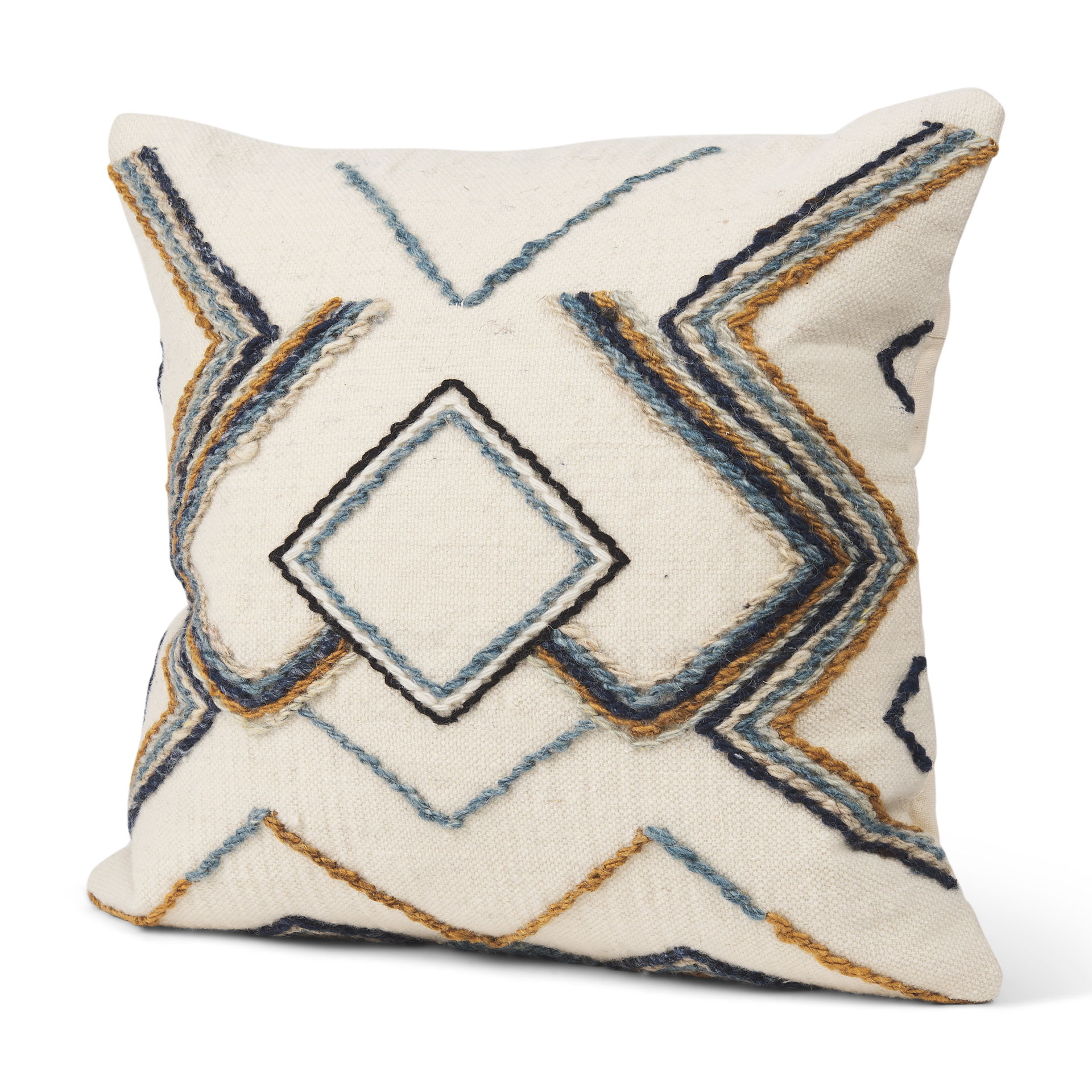 Kitt Square Pillow Cover, Decorative Pillow by Mercana, 20" length x 1" width x 20" height View 1