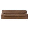 Halston Sofa Tan Leather, Sofas & Sectional by Moe's Home, 86.6" width x 27.5" height x 39.3" depth thumbnail 1