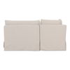Fable Slipcover Dining Banquette U-shape Beige 129in thumbnail 3
