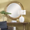 Mariner Natural Round Mirror, by Uttermost, 47" width x 47" height x 3.38" depth thumbnail 2