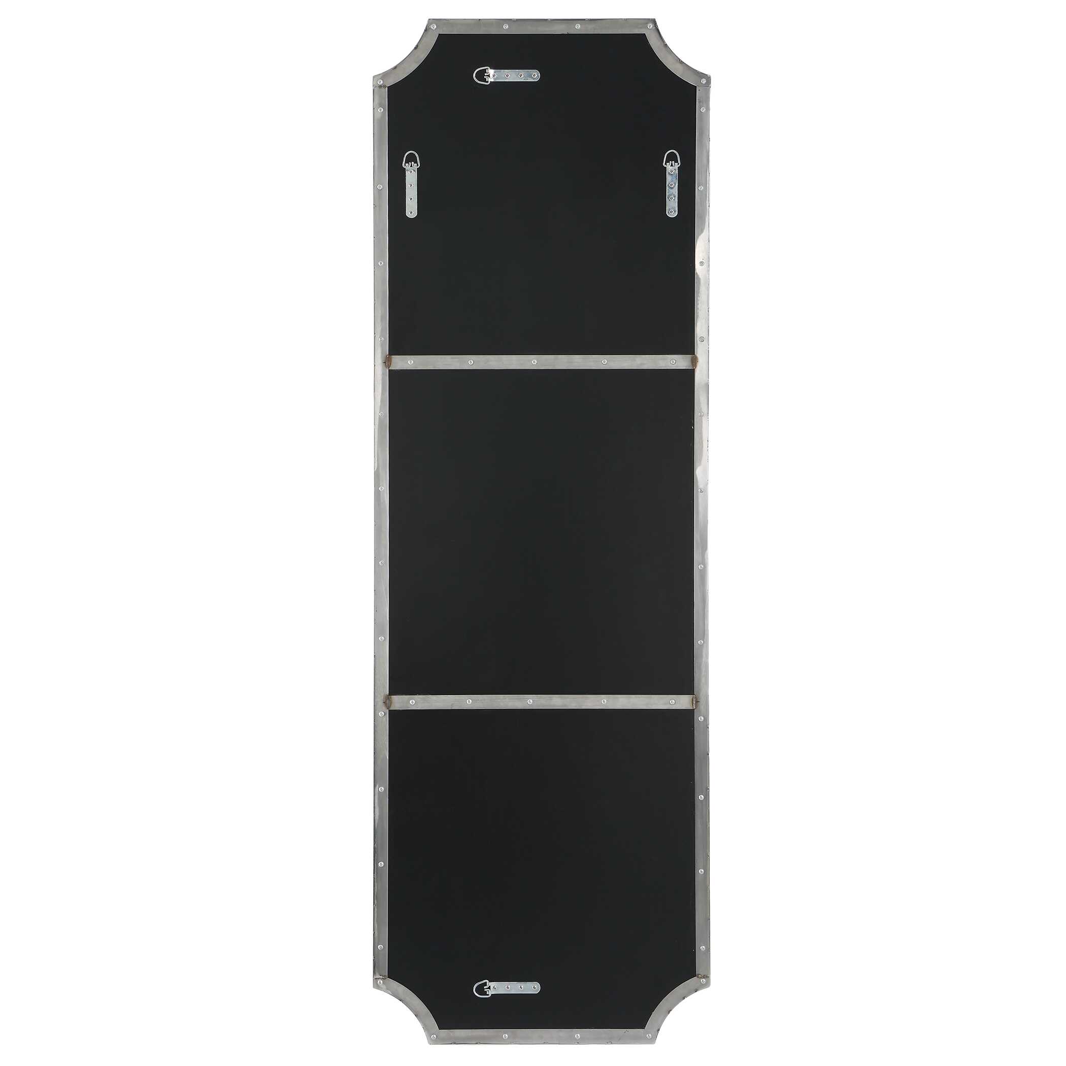 Lennox Nickel Tall Mirror, by Uttermost, 24" width x 72" height x 1.12" depth View 7