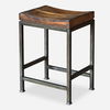 Beck Wood Counter Stool, Furniture by Uttermost, 18" width x 24" height x 14" depth thumbnail 1
