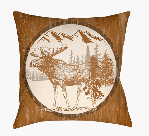 Lodge Cabin Accent Pillow