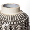 Riker I Small Dark Gray Cream Ceramic Vase thumbnail 6