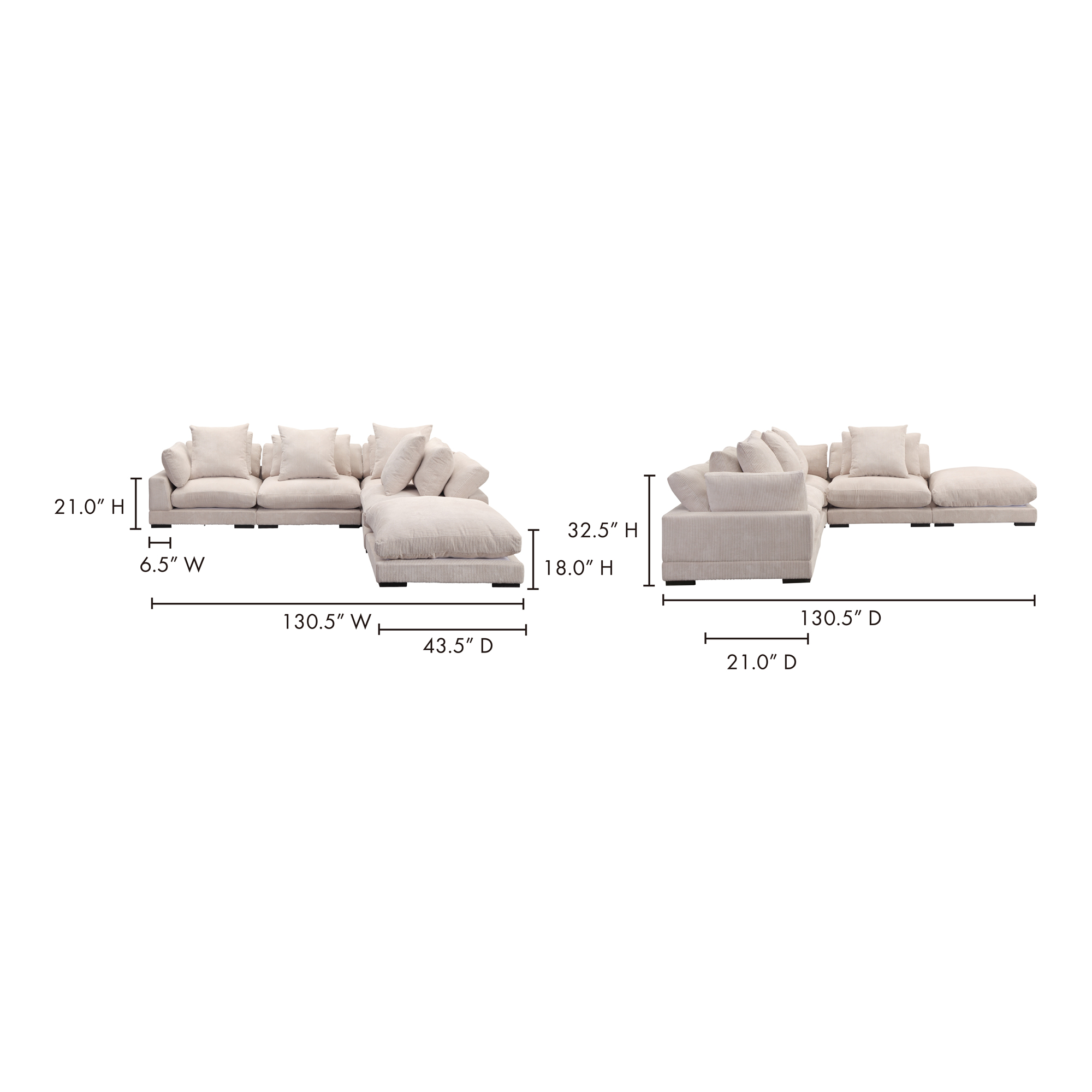 Tumble Dream Modular Sectional large image 