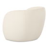 Rae Outdoor Accent Chair Cream, by Moe's Home, 33.75" width x 26.75" height x 32.25" depth thumbnail 2