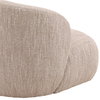 Romy Swivel Chair Beige, Accent Chair by Dovetail, 34.5" width x 29" height x 35.5" depth thumbnail 7