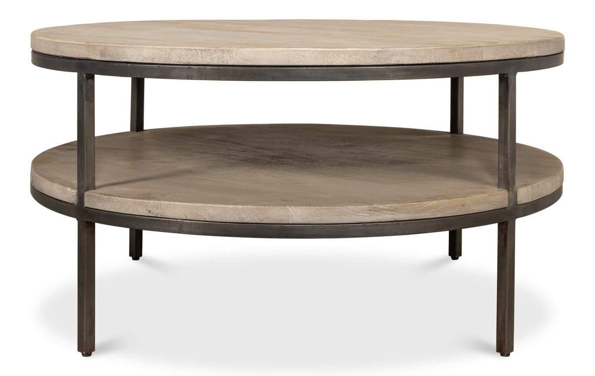 De Stiol Coffee Table, by Sarreid, 2'11" length x 2'11" width x 1'6" height View 4