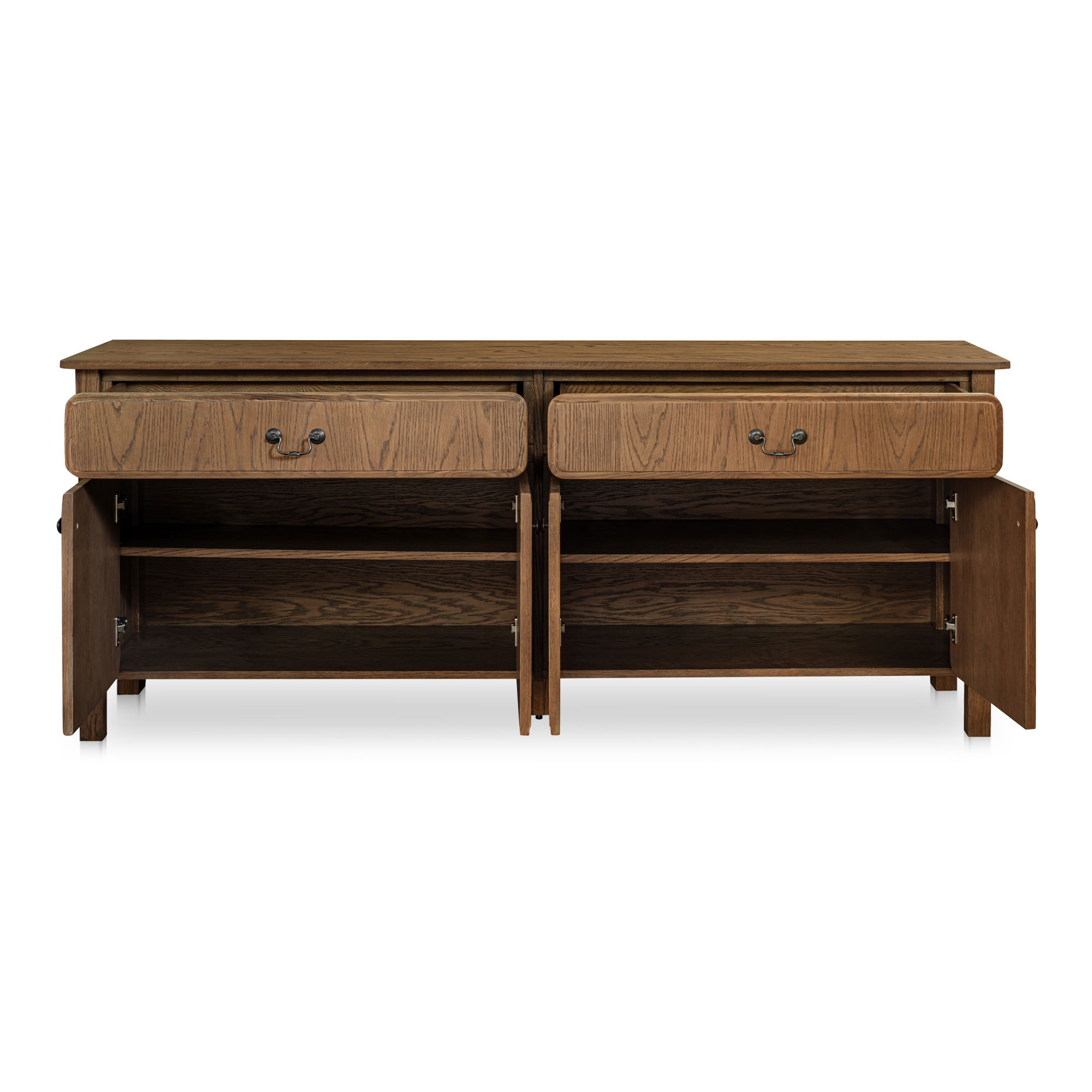 Caroline Sideboard Warm Brown, Cabinets & Sideboard by Moe's Home, 78.5" width x 32" height x 19.76" depth View 4