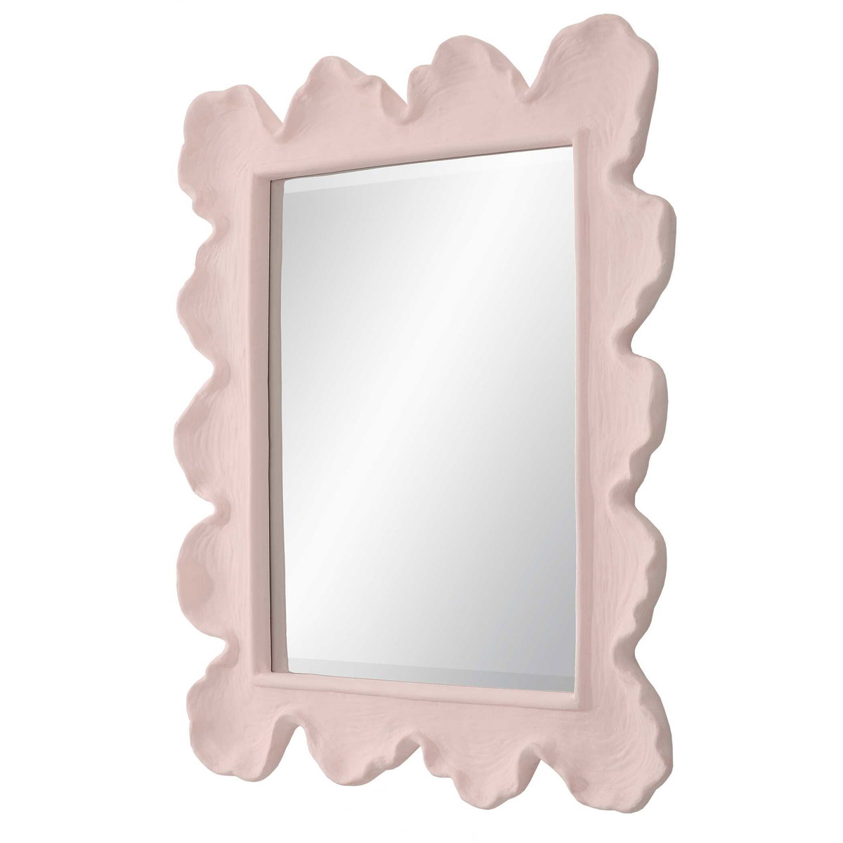 Sea Coral Pink Mirror, by Uttermost, 2'3.12" width x 2'10.25" height x 2.5" depth View 5