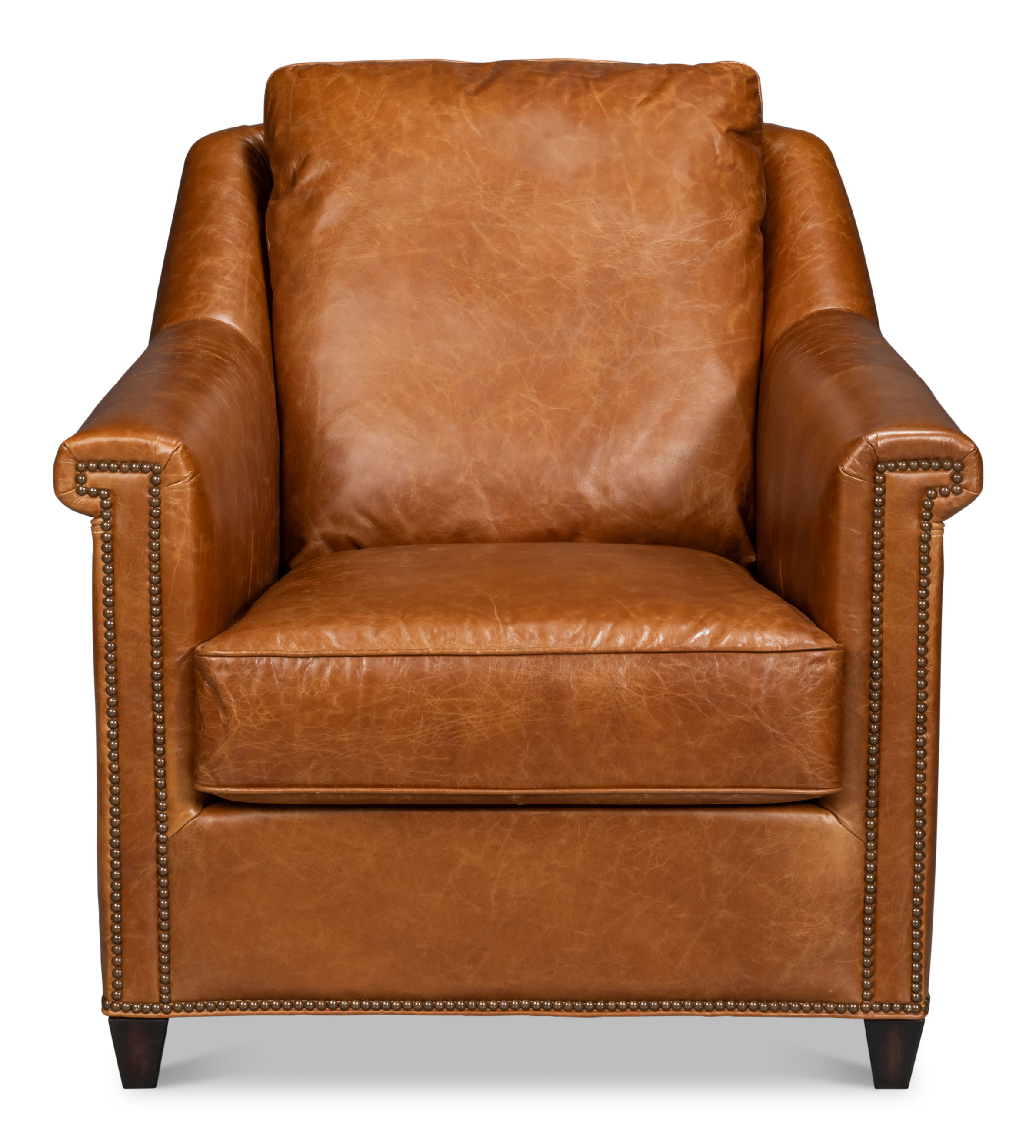 Vandike Arm Chair  Cuba Brown large image 